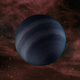 Artistic conception of a dark brown dwarf, which could resemble hypothetical black dwarfs, which are predicted to exist in the far future.